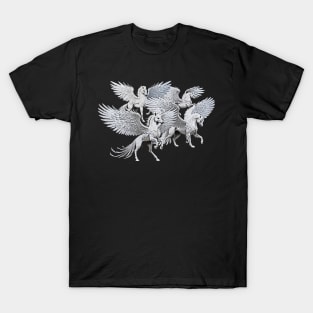 Herd of White Pegasus T-Shirt